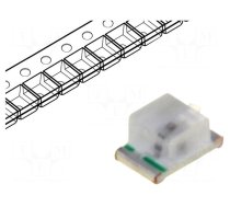 LED | SMD | 0805 | yellow | 30÷50mcd | 2x1.25x1mm | 120° | 1.6÷2.4V | 20mA