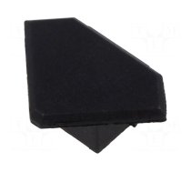 Cap for LED profiles | black | 45-ALU