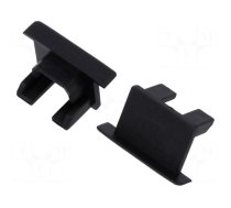 Cap for LED profiles | black | PDS-NK