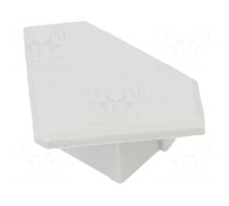 Cap for LED profiles | grey | 45-ALU