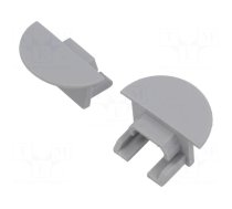 Cap for LED profiles | grey | PDS-NK