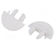 Cap for LED profiles | white | MICRO-NK