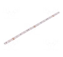 LED tape | RGB | 5050 | LED/m: 30 | 10mm | white PCB | IP20 | 7.2W/m | 12VDC