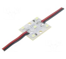 LED | 12VDC | blue | 0.48W | 120° | No.of diodes: 5 | 27x22mm