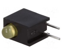 LED | in housing | 3mm | No.of diodes: 1 | yellow | 2mA | 50° | 1.8÷2.5V