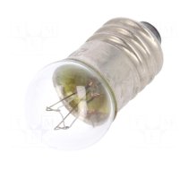 Filament lamp: miniature | E10 | 24VDC | 100mA | Bulb: spherical | 2.4W