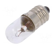 Filament lamp: miniature | E10 | 6VDC | 150mA | Bulb: cylindrical | 1W