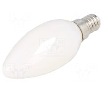 LED lamp | milky | E14 | 230VAC | 420lm | 4W | 360° | 4000K