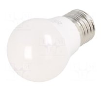 LED lamp | warm white | E27 | 230VAC | 255lm | 3W | 160° | 3000K