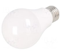 LED lamp | warm white | E27 | 230VAC | 8.5W | 200° | 3000K