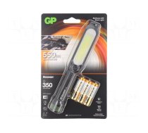 Torch: LED | waterproof | 550lm | IPX4 | with magnet