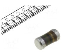 Resistor: thin film (Nichrome) | SMD | 0102 micromelf | 750Ω | ±1%