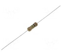 Resistor: carbon film | THT | 1.5MΩ | 0.5W | ±5% | Ø3.2x9mm | axial