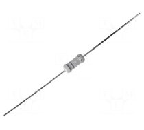 Resistor: metal film | THT | 0.1Ω | 2W | ±1% | Ø5x12mm | 350ppm/°C | axial