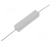 Resistor: wire-wound | cement | THT | 120Ω | 10W | ±5% | Ø0.8x35mm