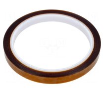 Tape: high temperature resistant | Thk: 0.06mm | 40% | amber | W: 9mm