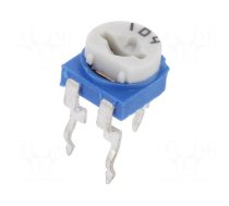 Potentiometer: mounting | single turn,horizontal | 100kΩ | 100mW