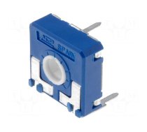 Potentiometer: mounting | single turn,horizontal | 500kΩ | 250mW