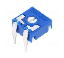 Potentiometer: mounting | single turn,horizontal | 25kΩ | 0.15W