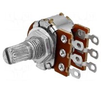 Potentiometer: shaft | single turn | 220kΩ | 63mW | ±20% | on cable | 6mm