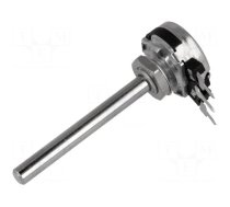 Potentiometer: shaft | single turn | 1kΩ | 200mW | THT | 4mm | metal | mono