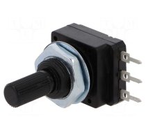 Potentiometer: shaft | single turn | 4.7kΩ | 60mW | PCB | 6mm | plastic