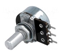 Potentiometer: shaft | single turn | 470Ω | 200mW | ±20% | THT | 6mm | mono