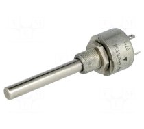 Potentiometer: shaft | single turn | 100kΩ | 3W | ±20% | 6mm | linear