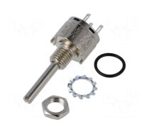 Potentiometer: shaft | single turn | 10kΩ | 1.5W | ±10% | 3mm | linear