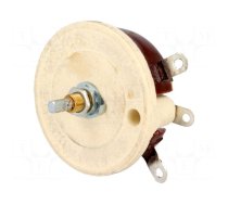 Potentiometer: shaft | single turn | 500Ω | 100W | 6.35mm | wirewound