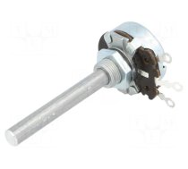 Potentiometer: shaft | single turn | 50Ω | 4W | ±10% | 6mm | Shaft: smooth