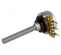 Potentiometer: shaft | single turn | 220kΩ | ±20% | 0.25W | linear | 4mm