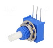 Potentiometer: shaft | single turn | 2kΩ | ±20% | 0.25W | linear | 3.18mm