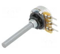 Potentiometer: shaft | single turn | 47kΩ | ±20% | 0.25W | linear | 4mm