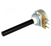 Potentiometer: shaft | single turn | 47kΩ | ±20% | 0.4W | linear | 6mm