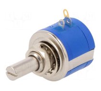 Potentiometer: shaft | multiturn | 10kΩ | 2W | ±5% | 6.35mm | linear