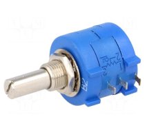 Potentiometer: shaft | multiturn | 2kΩ | 2W | ±5% | 6.35mm | linear