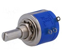 Potentiometer: shaft | multiturn | 2kΩ | 2W | ±5% | 6.35mm | linear