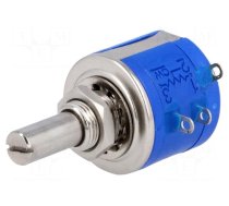 Potentiometer: shaft | multiturn | 5kΩ | 2W | ±5% | 6.35mm | linear