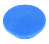 Cap | plastic | push-in | blue