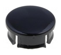 Cap | black | Mounting: push-in | plastic