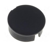 Cap | black | Mounting: push-in | plastic