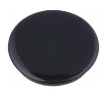 Cap | black | Mounting: push-in | plastic