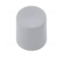 Knob | slider | grey | Ø8.2x8.9mm | polyamide | Mounting: push-in