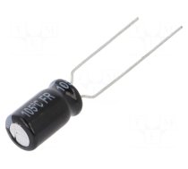 Capacitor: electrolytic | low ESR | THT | 150uF | 25VDC | Ø6.3x11.2mm