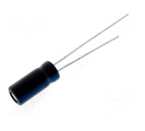 Capacitor: electrolytic | THT | 22uF | 350VDC | Ø12x20mm | Pitch: 5mm