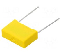 Capacitor: polypropylene | X2 | 100nF | 18x12x6mm | THT | ±10% | 15mm