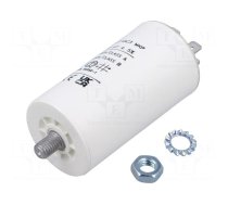 Capacitor: polypropylene | motors, run | 15uF | 470VAC | Ø40x73.5mm