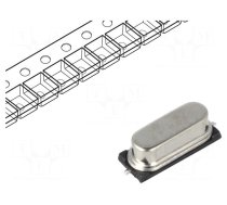 Resonator: quartz | 6.144MHz | ±30ppm | 20pF | SMD | HC49SMD