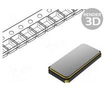 Resonator: quartz | 27MHz | ±10ppm | 10pF | SMD | 3.2x2.5x0.7mm